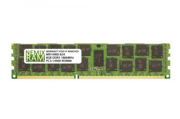 HP 8GB (1x8GB) Dual Rank x4 PC3-14900R (DDR3-1866) Registered CAS-13 Memory Kit