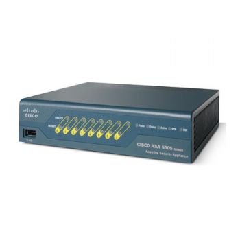 Cisco ASA 5505 Firewall Edition Bundle-Security appliance-8 ports-100Mb LAN