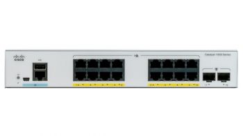 Cisco Catalyst C1000-16FP-2G-L network switch Managed L2 Gigabit Ethernet  Power over Ethernet (PoE) Grey