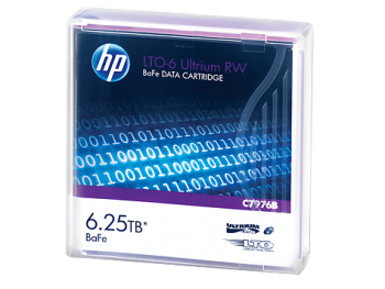 HP C7976B LTO-6 2.5TB/6.25TB (BaFe) Backup Tape