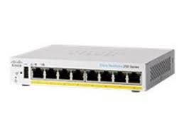 Cisco Business 250 Series CBS250-8PP-D - Switch - L3 - smart - 8 x 10/100/1000 (PoE+) - desktop - PoE+ (45 W)