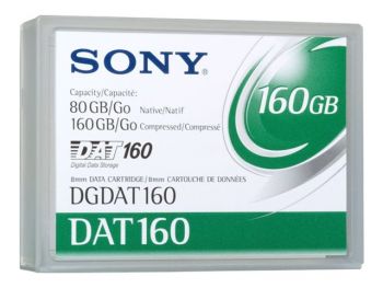 Sony DGDAT160 8mm DDS-6 (DAT160) Backup Tape Cartridge (80/160GB 160m)