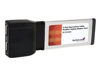 2 Port ExpressCard 1394a FireWire Laptop Adapter Card
