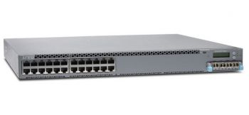 JUNIPER NETWORKS - EX4300-24P LAYER 3 SWITCH - 24 PORTS - MANAGEABLE - 24 X POE+ - 1 X EXPANSION SLOTS - 10/100/1000BASE-T - RACK-MOUNTABLE, DESKTOP(EX4300-24P)