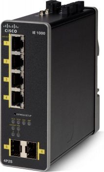 Cisco IE 1000-4P2S-LM Managed Gigabit Ethernet (10/100/1000) Black Power over Ethernet (PoE)