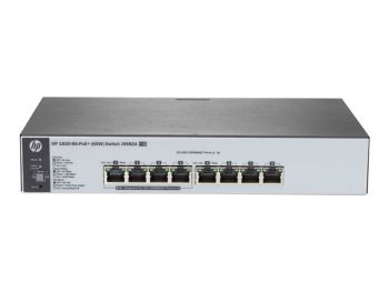 HPE 1820-8G-PoE+ (65W) - switch - 8 ports - managed - desktop, rack-mountable 