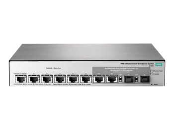 Hewlett Packard Enterprise OfficeConnect 1850 6XGT & 2XGT/SPF+ Managed L2 Gigabit Ethernet (10/100/1000) 1U Grey
