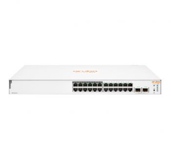 Hewlett Packard Enterprise Aruba Instant On 1830 24G 12p Class4 PoE 2SFP 195W Managed L2 Gigabit Ethernet (10/100/1000) Power over Ethernet (PoE) 1U