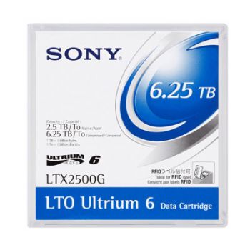 Sony LTX2500G LTO Ultrium 6 Data Cartridge-2.5TB/6.25TB 