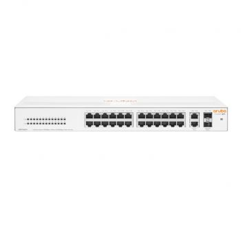 Hewlett Packard Enterprise Aruba Instant On 1430 26G 2SFP Unmanaged L2 Gigabit Ethernet (10/100/1000) 1U