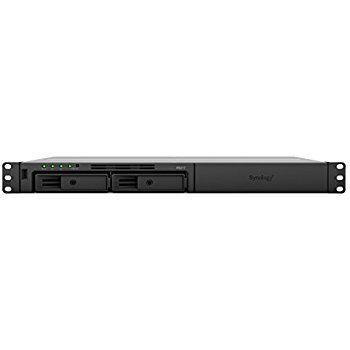 Synology RS217 NAS Rack (1U) Ethernet LAN Black storage server