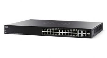 Cisco SF350-24P Managed L2/L3 Fast Ethernet (10/100) Black Power over Ethernet (PoE)
