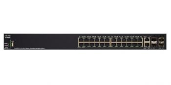 Cisco SG350X-24 Managed L3 Gigabit Ethernet (10/100/1000) Black 1U
