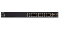Cisco SG350X-24P Managed L3 Gigabit Ethernet (10/100/1000) Black 1U Power over Ethernet (PoE)