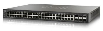 Cisco SG350X-48P Managed L3 Gigabit Ethernet (10/100/1000) Black 1U Power over Ethernet (PoE)