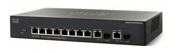 Cisco Small Business SG355-10P Managed L2/L3 Gigabit Ethernet (10/100/1000) Black 1U Power over Ethernet (PoE)