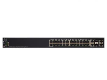 Cisco SG550X-24-K9 Managed L3 Gigabit Ethernet (10/100/1000) Black 1U