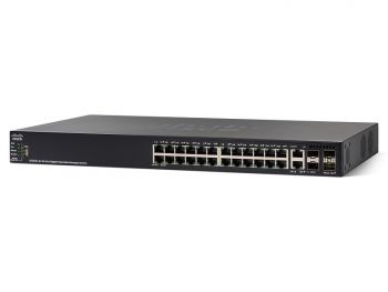 Cisco SG550X-24P-K9 Managed L3 Gigabit Ethernet (10/100/1000) Black 1U Power over Ethernet (PoE)
