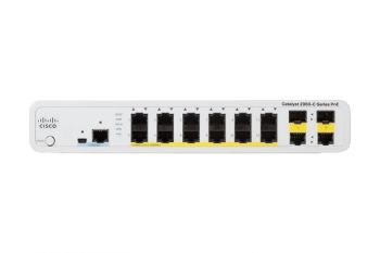 Cisco Catalyst Compact 2960C-12PC-L - Switch - 12 Ports - Managed - Desktop, Rack-Mountable, Wall-Mountable