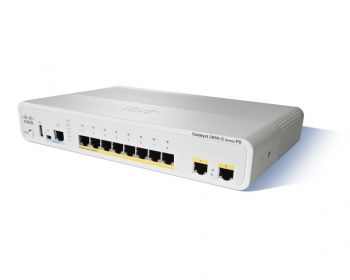 Cisco Catalyst Compact 2960CPD-8PT-L - Switch - 8 Ports - Managed - Desktop