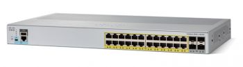 Cisco C2960 with 24 ports 4 SFP PoE 195w