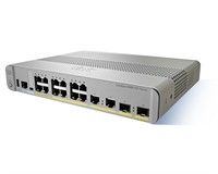 Cisco Catalyst WS-C3560CX-12TC-S network switch Managed L3 Gigabit Ethernet (10/100/1000) Grey,White