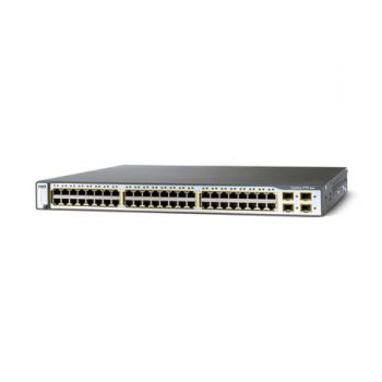 Cisco Catalyst 3750-48PS SMI - switch - 48 ports - Managed - rack-mountable