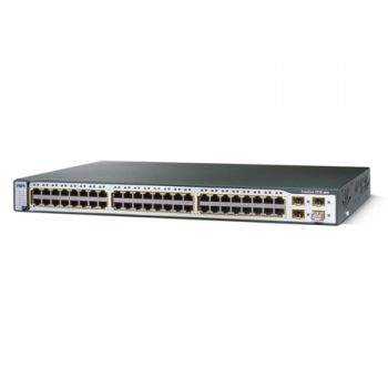 Cisco Catalyst 3750-48TS - switch - 48 ports - Managed - rack-mountable