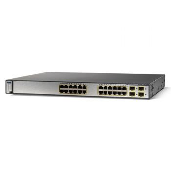 Cisco Catalyst 3750G-24PS-E - switch - 24 ports - Managed - rack-mountable